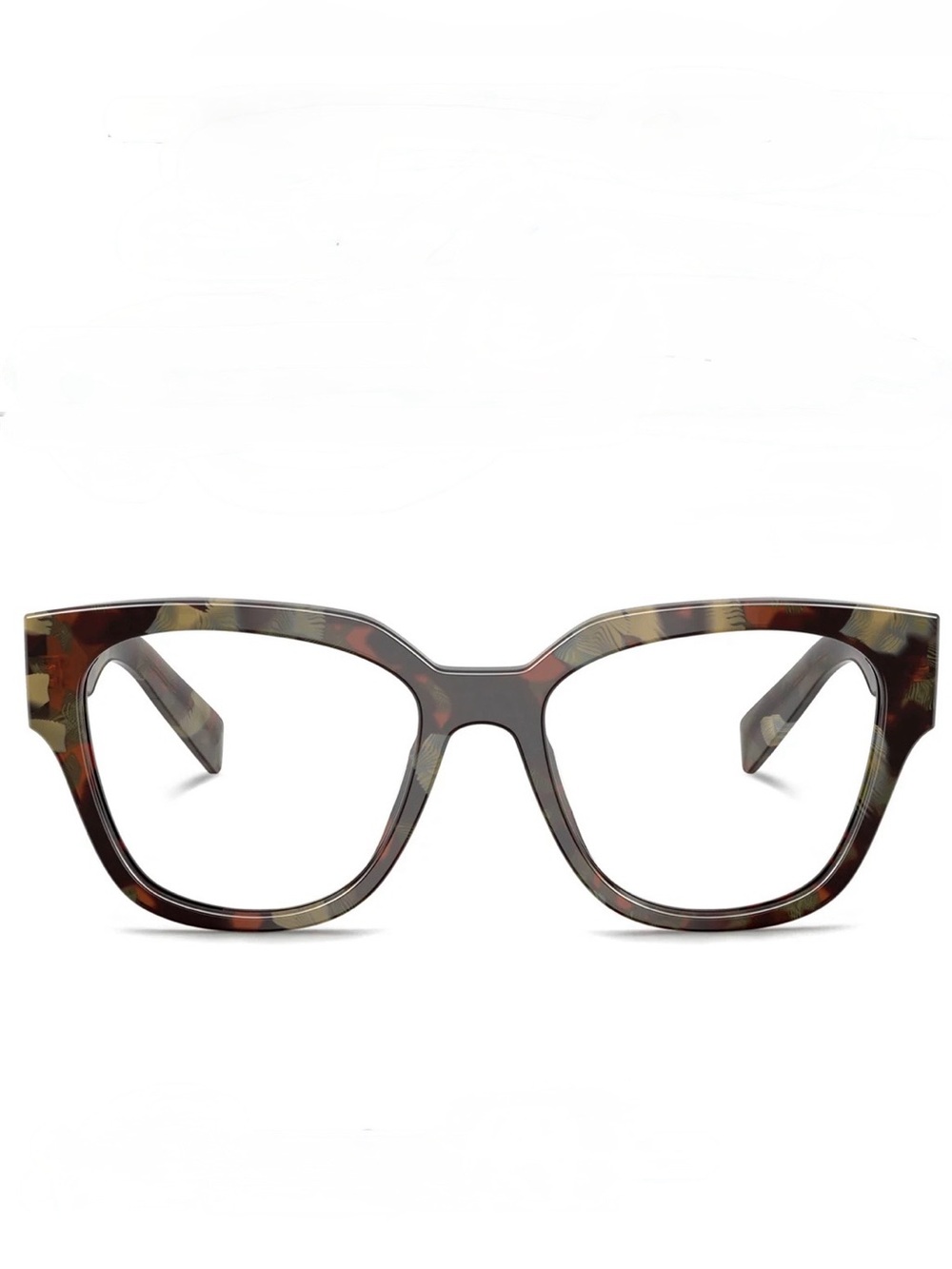 🆕 🤓✨Prada Optical Square Acetate Glasses in Woods Tortoise size 52mm